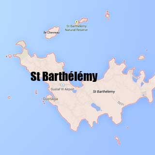 carte St Barthelemy
